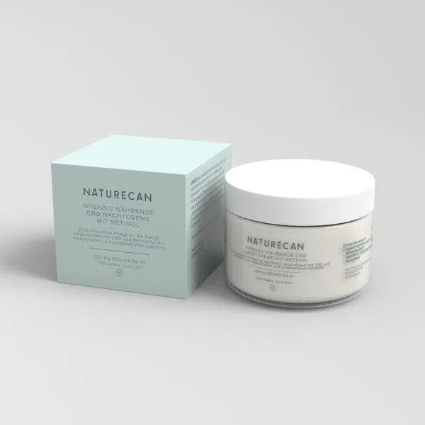 Nachtcreme mit Retinol und CBD Naturecan