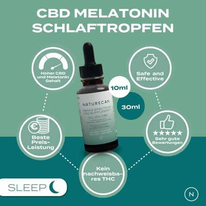 CBD Melatonin Schlaftropfen