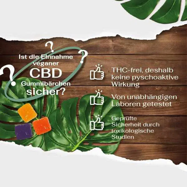 Sind Naturecan's Vegane CBD Gummibärchen sicher?