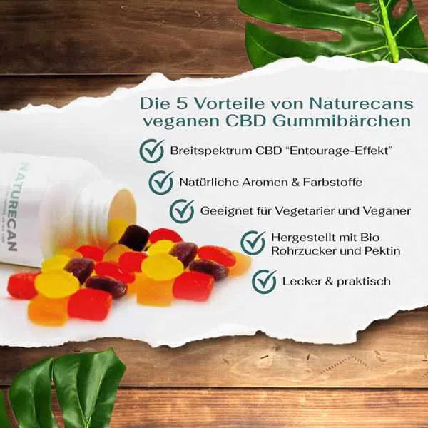 Vorteile von CBD Gummibärchen | Naturecan